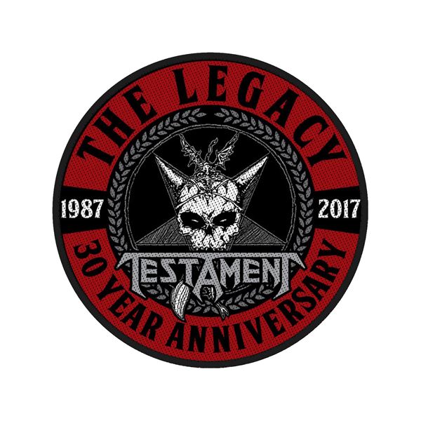 TESTAMENT Sewon Licensed Official Band Merch Patch ALT CVLT